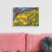 Toile Van Gogh Enfermé Champ de blé avec soleil levant (Insitu(Salon))
