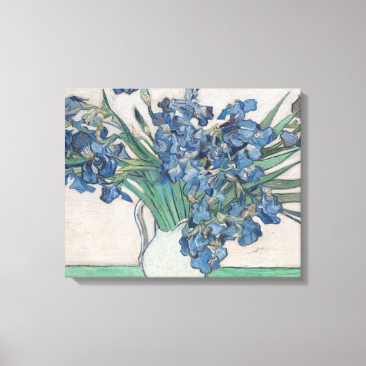 Toile Van Gogh Iris Vase Peinture Impressionnisme (Recto)