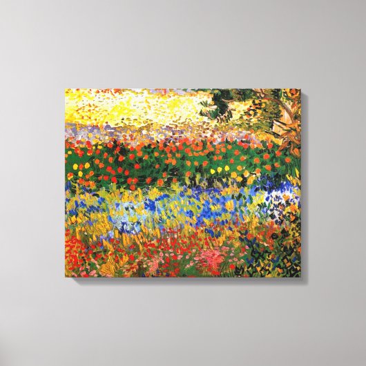 Toile Van Gogh - Jardin à Arles (Recto)