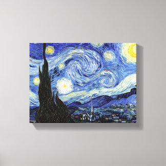 Toile Van Gogh La Nuit étoilée