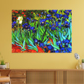 Toile Van Gogh - Les Iris, peinture d'art fin (Insitu(Salon))