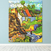Toile Van Gogh - Maisons à Auvers (Insitu (Plancher de Bois))