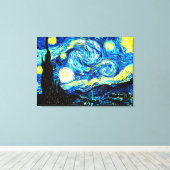 Toile Van Gogh - Nuit étoilée (Insitu (Plancher de Bois))