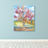 Toile Van Gogh - Peach Trees roses (Insitu (Plancher de Bois))