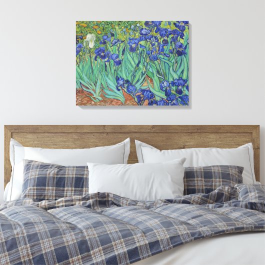 Toile Van Gogh Peinture classique Irises Floral Botaniqu (Insitu(Chambre))