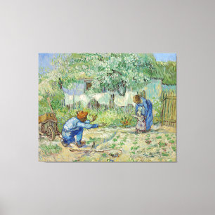 Toile Van Gogh Peinture des premières étapes