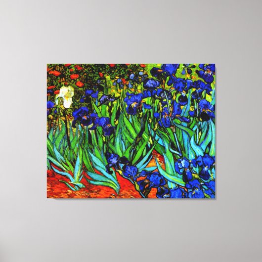 Toile Van Gogh peinture, Irises, (Recto)