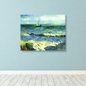 Toile Van Gogh peinture, Seascape, (Insitu (Plancher de Bois))