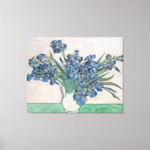 Toile Van Gogh Purple Irises Vase Floral Peinture