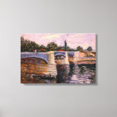 Toile Van Gogh Seine River avec Pont del Grande Jette (Recto)