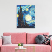 Toile Van Gogh Starry Classic Nuit Impressionnisme Art (Insitu(Salon))