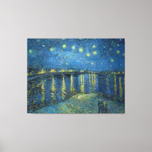 Toile Van Gogh Starry Nuit Rhône Peinture