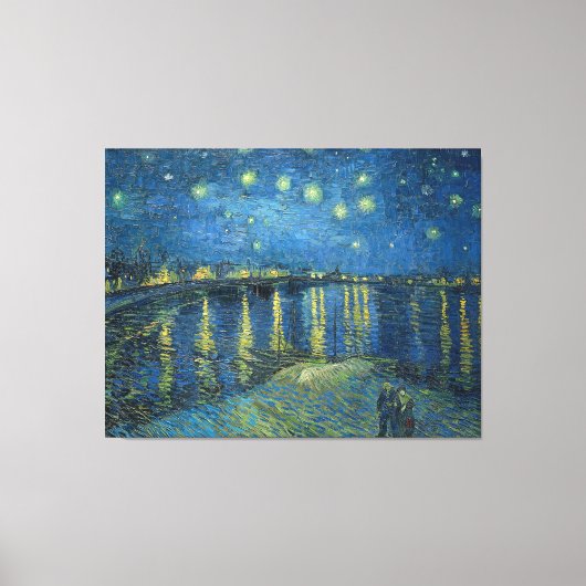 Toile Van Gogh Starry Nuit Rhône Peinture (Recto)