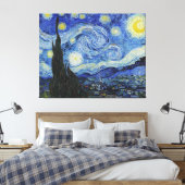 Toile Van Gogh Starry Peinture nocturne (Insitu(Chambre))