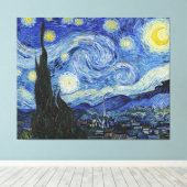 Toile Van Gogh Starry Peinture nocturne (Insitu (Plancher de Bois))
