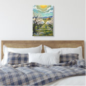 Toile Van Gogh Style Almond Orchard Sunlit Spring Poster (Insitu(Chambre))