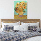 Toile Van Gogh - Sunflowers, 3ème version, répétition (Insitu(Chambre))
