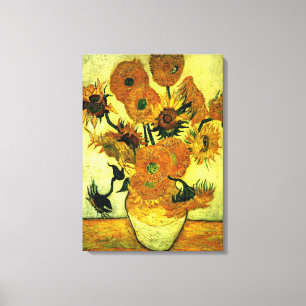 Toile Van Gogh - Tournesols 14, célèbre peinture