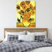 Toile Van Gogh - Tournesols 14, célèbre peinture (Insitu(Chambre))