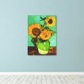 Toile Van Gogh - Tournesols (3) (Insitu (Plancher de Bois))