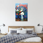 Toile Van Gogh - Vase avec des fleurs de Cornouailles et (Insitu(Chambre))