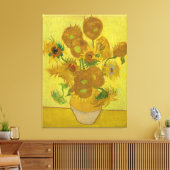 Toile Van Gogh Vase avec quatorze tournesols (Insitu(Salon))