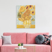 Toile Van Gogh - Vase Douze Tournesols (Insitu(Salon))