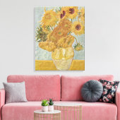 Toile Van Gogh - Vase Douze Tournesols (Insitu(Salon))
