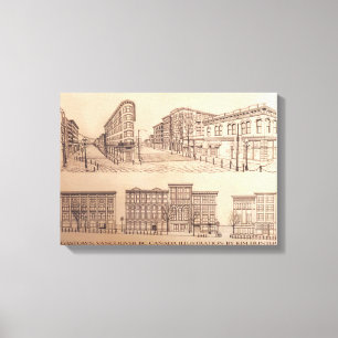 Toile Vancouver Art Print Vancouver Gastown Art Canvas