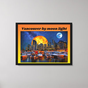 Toile Vancouver par Moon Light