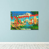 Toile Vancouver, Washington - Scènes de grandes lettres (Insitu (Plancher de Bois))