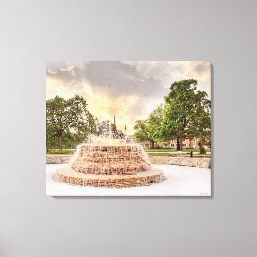 Toile Vander Veer Park Davenport Iowa Canvas (Recto)