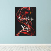 Toile Vape Quotes Premium Wrapper Canvas (Insitu (Plancher de Bois))