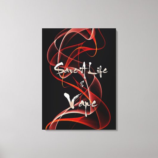 Toile Vape Quotes Premium Wrapper Canvas (Recto)