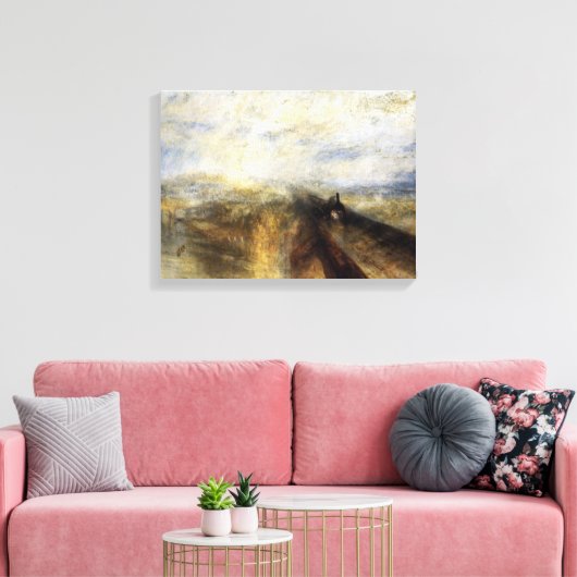 Toile Vapeur De Pluie Et Vitesse De JMW Turner (Insitu(Salon))