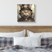 Toile Vapeur Punk Cat Canvas Art (Insitu(Chambre))