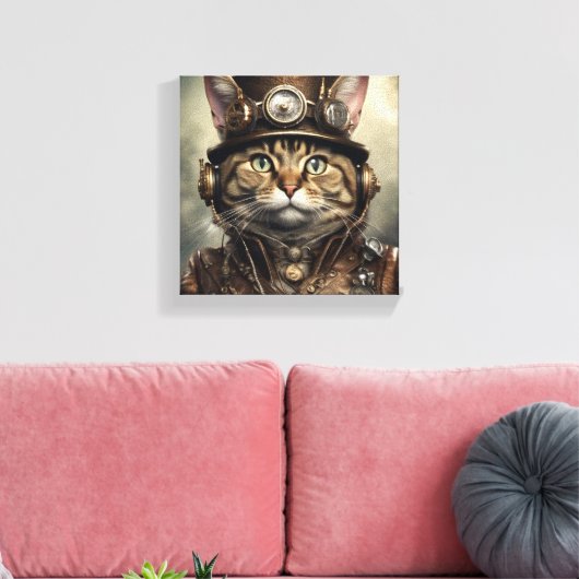 Toile Vapeur Punk Cat Canvas Art (Insitu(Salon))