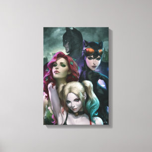 Toile Variante de couverture de Gotham City Sirens #1000