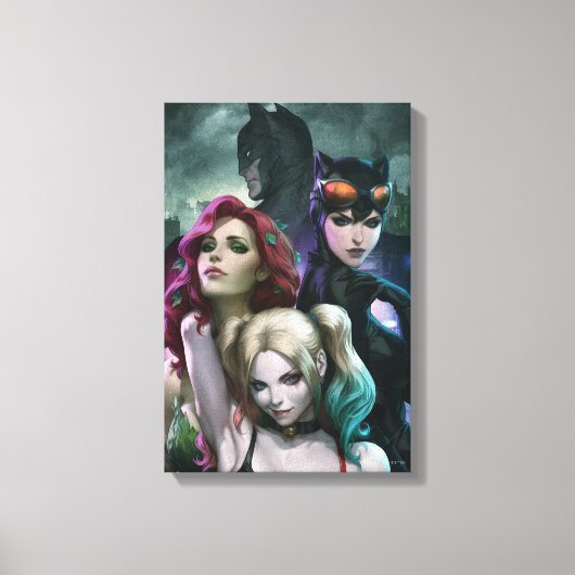Toile Variante de couverture de Gotham City Sirens #1000 (Recto)