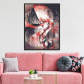 Toile variations sur une courbe en s (Insitu(Salon))