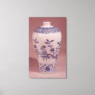 Toile Vase à fleur, dynastie de Ming