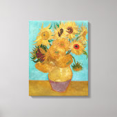 Toile Vase avec douze tournesols | Van Gogh | (Recto)