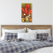 Toile Vase avec Red Gladioli par Vincent van Gogh (Insitu(Chambre))