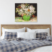 Toile Vase avec Zinnia Flowers par Vincent van Gogh (Insitu(Chambre))
