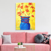 Toile Vase bleu (Insitu(Salon))