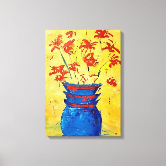 Toile Vase bleu (Recto)