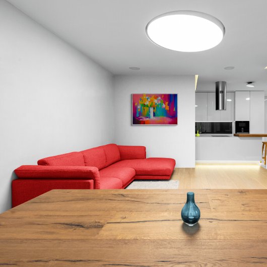 Toile Vase de fleurs abstraites