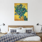 Toile Vase de fleurs avec des iris de Vincent van Gogh (Insitu(Chambre))
