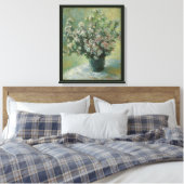 Toile Vase de fleurs par Claude Monet (Insitu(Chambre))