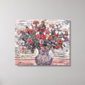 Toile Vase de fleurs, Zinnias de Maurice Prendergast (Recto)
